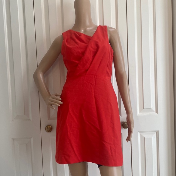 Teeze Me Dresses & Skirts - Teeze Me Juniors Size 7 Red/Orange mini Dress. So pretty. Cross Front. Sleeveles